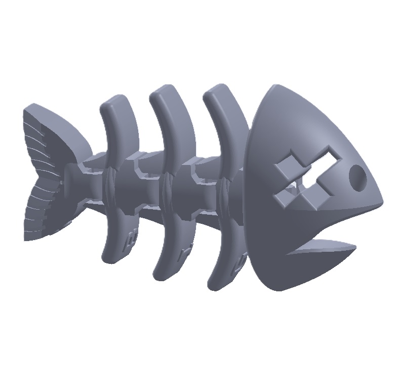 جا کلیدی طرح ماهی پریننت سه بعدی شده - اولترا دیزاین